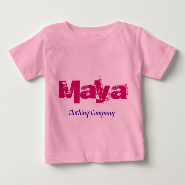 Maya Name Clothing Company Baby Shirts (Vorderseite)