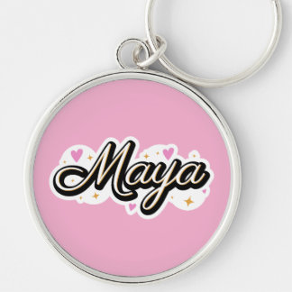 Maya Name niedlich Design Schlüsselanhänger
