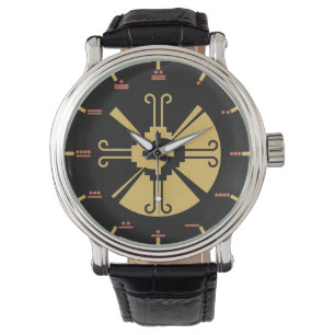 Maya numerals - Hunab Ku Watch. Armbanduhr