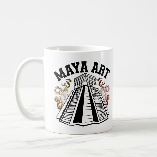 Maya Patterns: Zeitlose Kunst Kaffeetasse (Links)