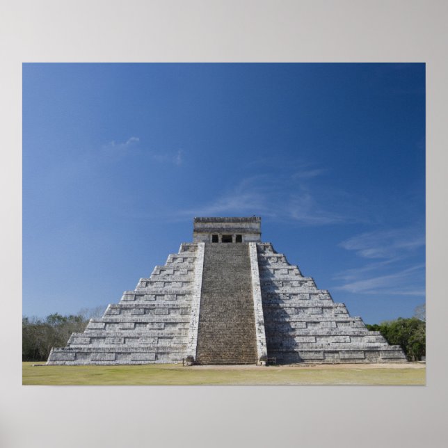 Maya Pyramide, Morgen im März Poster (Vorne)