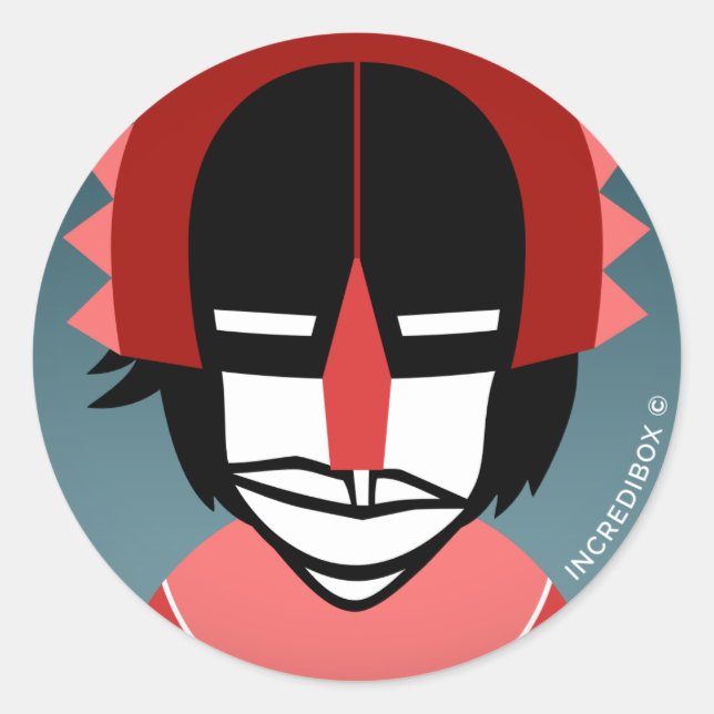 MAYA RUNDER AUFKLEBER (Vorderseite)