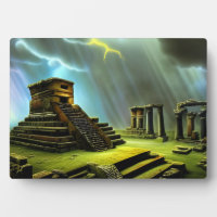 Maya Temple Ruins Fantasy Art Tabletop