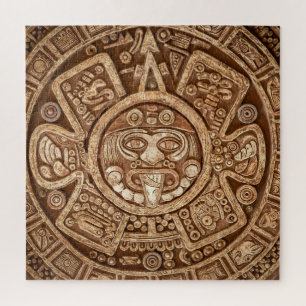 Maya Tribal Pagan: Ziertextur Puzzle