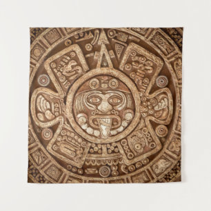 Maya Tribal Pagan: Ziertextur Wandteppich