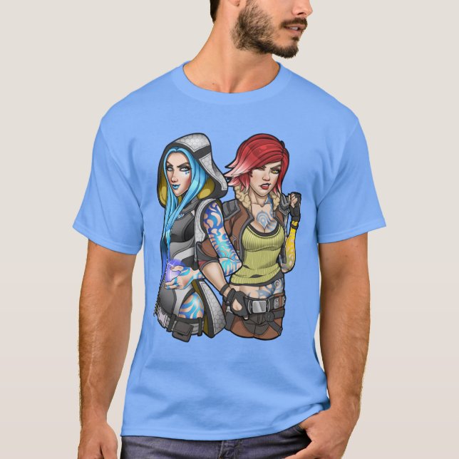 Maya und Lilith Borderlands T-Shirt (Vorderseite)
