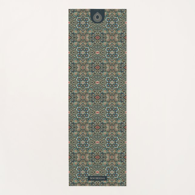 Maya Wonder Garden #1 Doubleface Yoga Mat Yogamatte (Vorderseite)