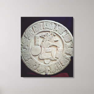Mayaballgerichtsmarkierung, von Chinkultic Leinwanddruck