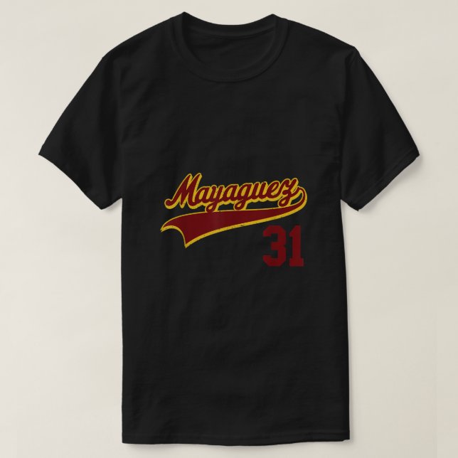 Mayaguez Baseball Camiseta Beisbol Puerto Rico T-S T-Shirt (Design vorne)