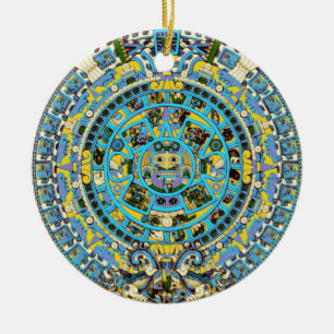Mayakalender Keramikornament