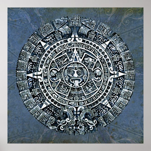 Mayakalender / Maya Kalender Poster (Vorne)