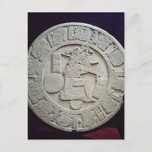 Mayan Ball Court Marker aus Chinkultic Postkarte