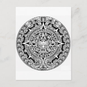 Mayan Calander Postkarte
