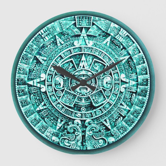 Mayan Calendar (12) Große Wanduhr (Vorderseite)
