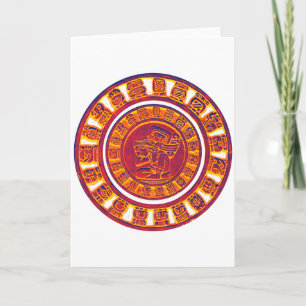 Mayan Calendar 2012 greeting card Karte