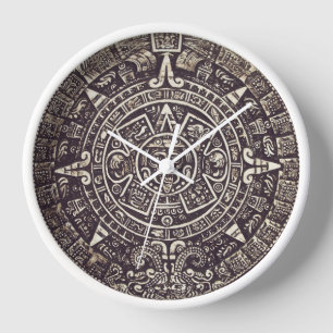 Mayan Calendar Art Uhr