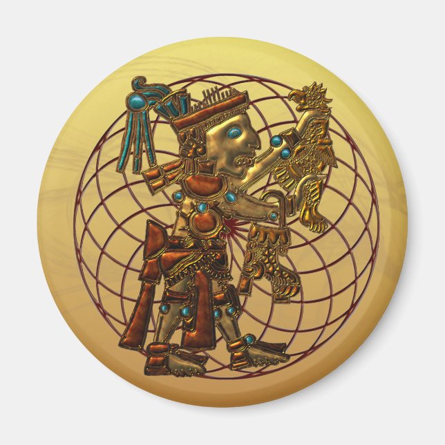 Mayan Deity Magnet (Vorne)