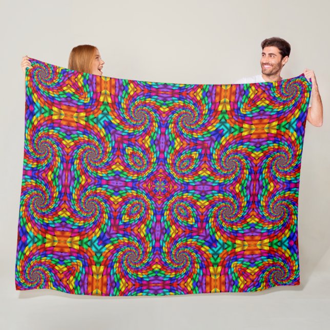 Mayan Dragon Fiesta Fleecedecke (Beispiel)