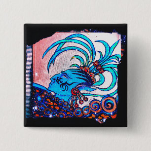 Mayan Elf: Trotz Button