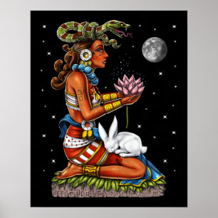 Mayan Goddess Ixchel Poster