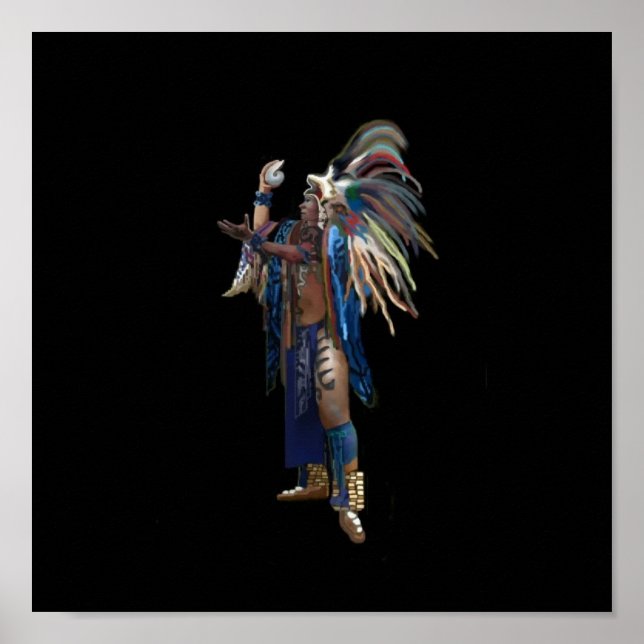 MAYAN INDIAN DRINT POSTER (Vorne)