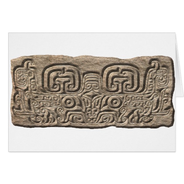 Mayan Jaguar-stone (Vorderseite (Horizontal))