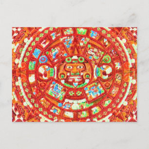 Mayan Kalender 2012 Design Postkarte