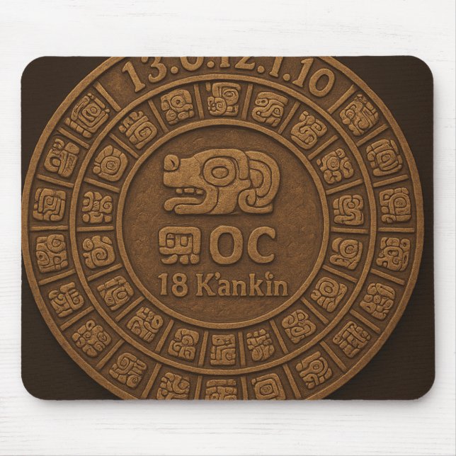 🖱️ Mayan-Langcount-Mauspad Mousepad (Vorne)