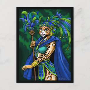 Mayan Priestess Postcard Postkarte