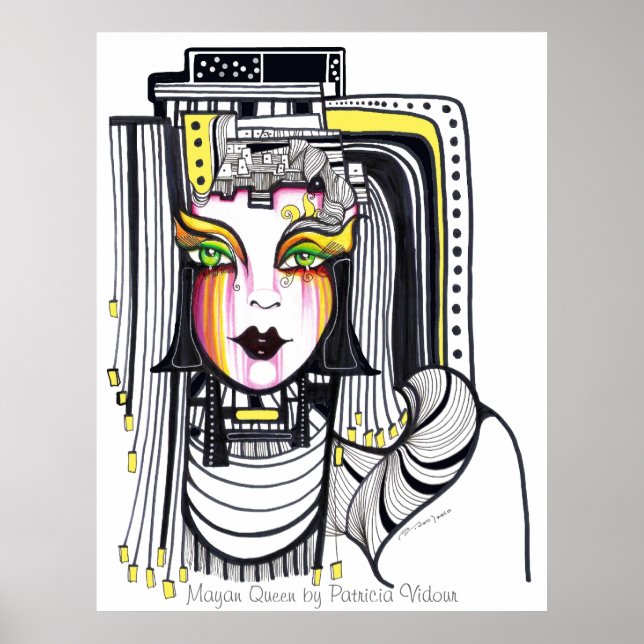 Mayan Queen Poster (Vorne)