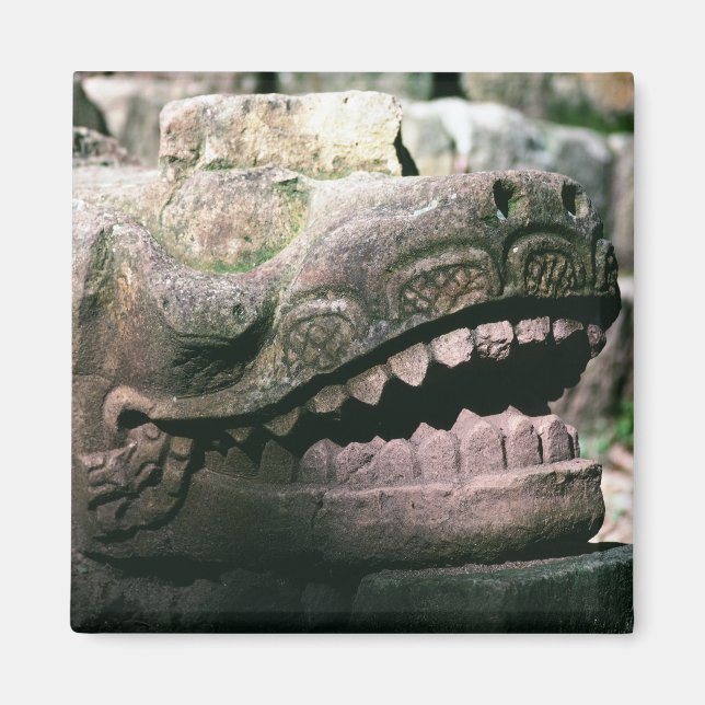 Mayan Ruins City of Copan Honduras Foto Designed Magnet (Vorne)