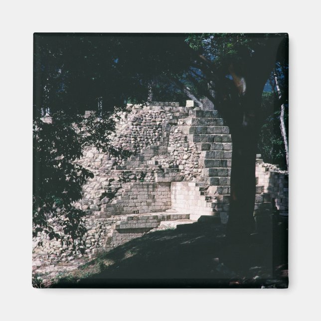 Mayan Ruins Copan City Honduras Foto entworfen Magnet (Vorne)