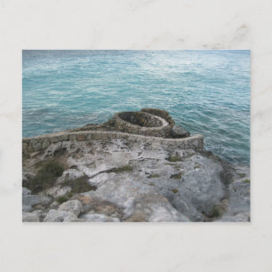 Mayan Ruins, Isla Mujeres, Mexiko Postkarte