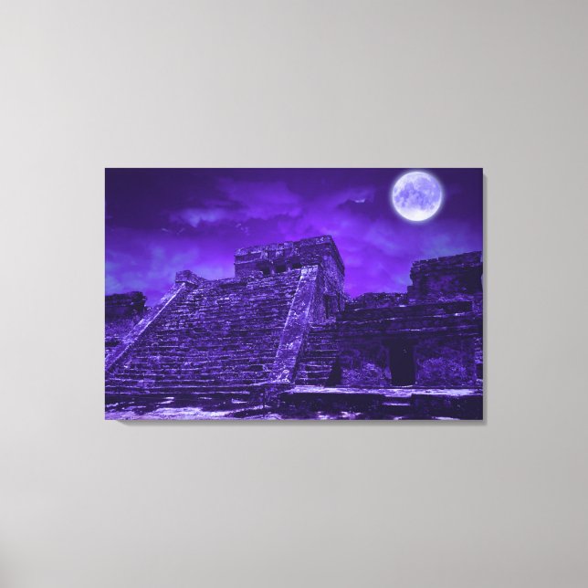 Mayan Ruins | Tulum Mexiko Leinwanddruck (Vorderseite)