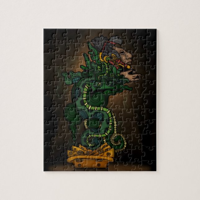 Mayan Serpent God Puzzle (Vertikal)