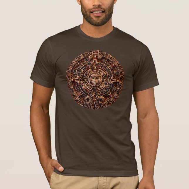 Mayan Sun Calendar T - Shirt (Vorderseite)