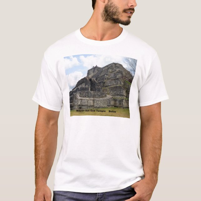 Mayan Sun God Temple, Belize T-Shirt (Vorderseite)