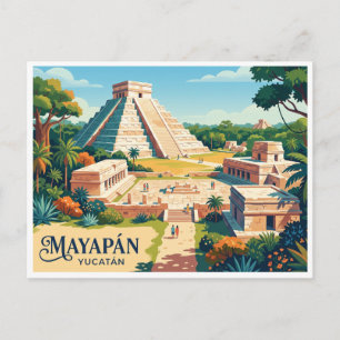 Mayapán Tecoh Mexiko Postkarte