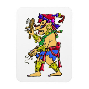Mayaregengott Chac Magnet