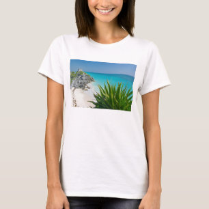 Mayaruinen am Strand in Tulum T-Shirt