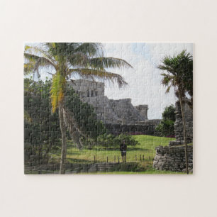 Mayaruinen in Tulum, Mexiko Puzzle
