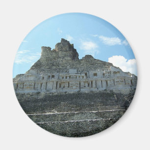 Mayaruinen - xunantunich Belize Magnet
