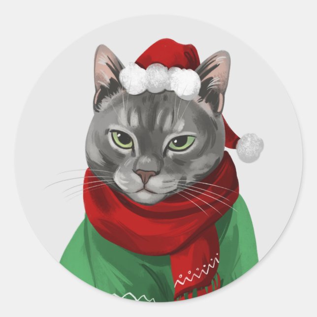 Maybelle Jones Weihnachtskarten-Umschlag Aufkleber (Vorderseite)