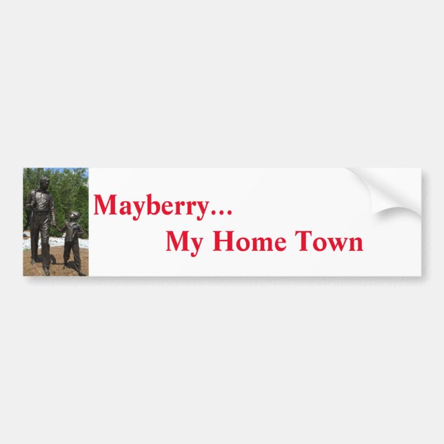 Mayberry - My Zuhause Town Autoaufkleber (Vorne)
