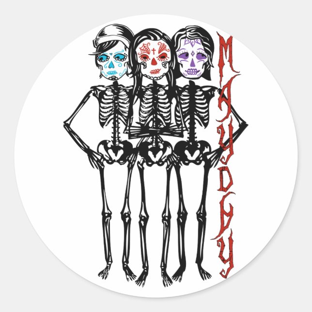 Mayday: Farbe berührt 2 Runder Aufkleber (Vorderseite)