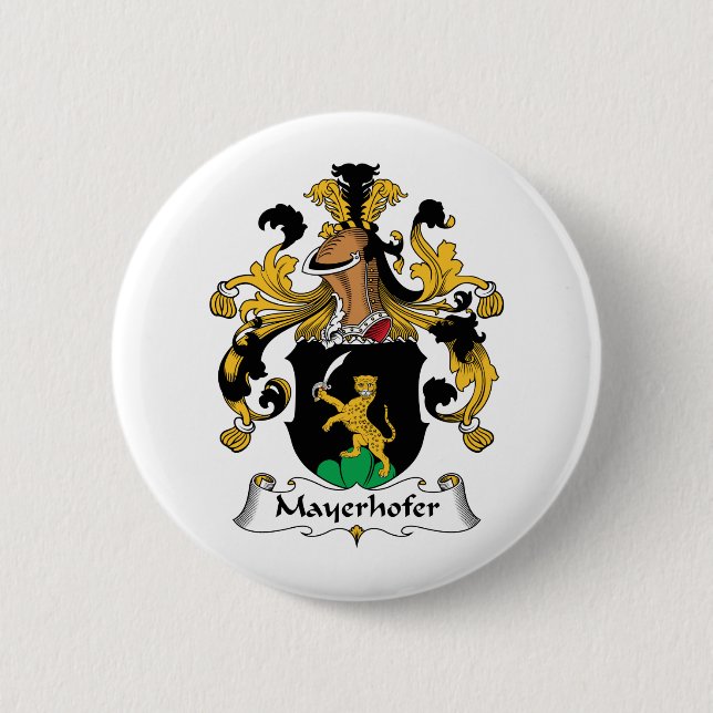 Mayerhofer Familienwappen Button (Vorderseite)