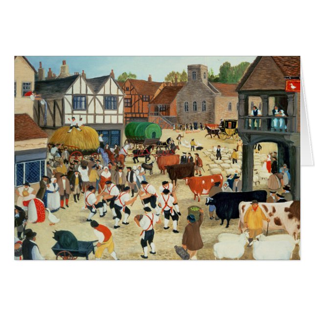 Mayfair Viehmarkt des 18. Jahrhunderts (Vorderseite (Horizontal))