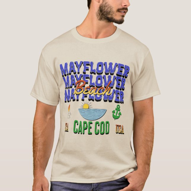 Mayflower Beach, Cape Cod T-Shirt (Vorderseite)