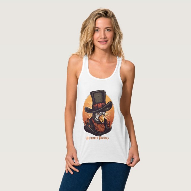 Mayflower Gobbler Tank Top (Vorderseite Vollansicht)