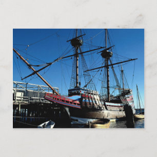 Mayflower II, National Historic Sehenswürdigkeit, Postkarte